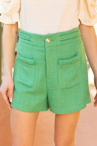 Tweed Pocket Shorts