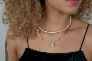Single Strand Pearl Necklace