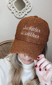 Sweater Weather Sherpa Hat