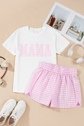 MAMA Gingham Set