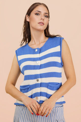 Bayside Stripe Sweater Top