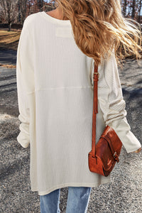 Bria Oversized Waffle Knit