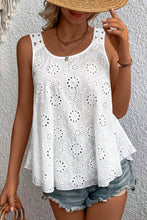 Ebony Eyelet Tank