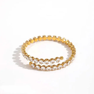 Tennis Wrap Bangle Bracelet