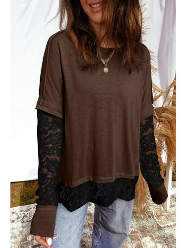 Toni Lace Sleeve Top