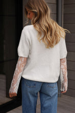 Livvy Sweater Lace Top