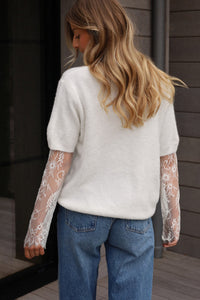 Livvy Sweater Lace Top