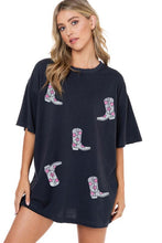 Cowboy Boots Graphic BF Tee