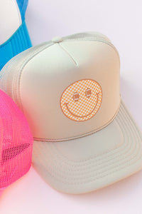 Smiley Football Trucker Hat