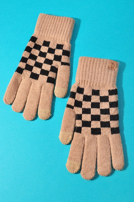 Checkered Gloves