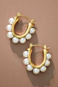 Pearl Hoops