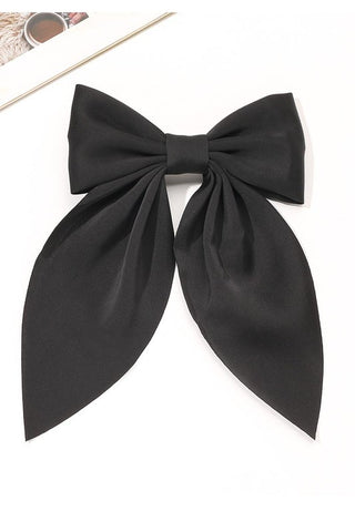Satin Bow Hair Clip