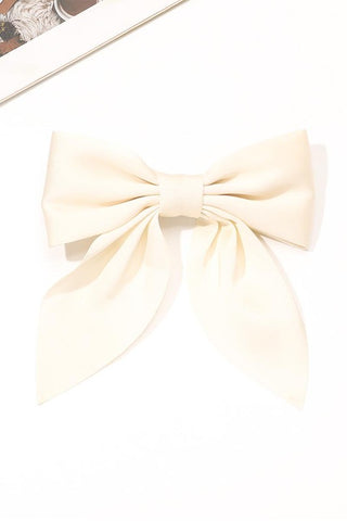 Satin Bow Hair Clip