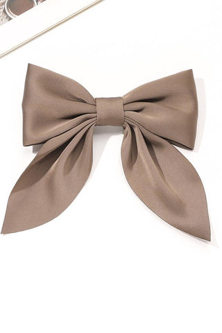 Satin Bow Hair Clip