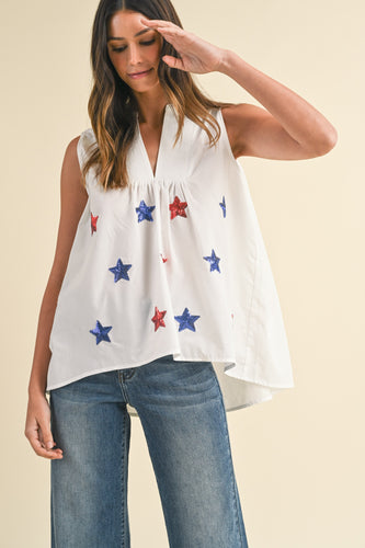 Sequin Star Blouse