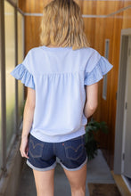 Ribbon Ruffle Top