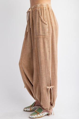 Latte Tie Detail Pants