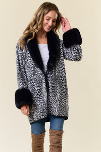 Daphne Fur Trim Cardigan/Jacket