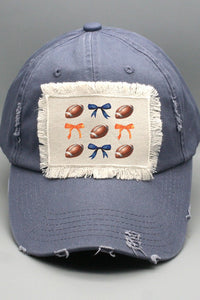 Football & Bows Cap