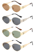 Retro Oval 90s Vintage Fashion Round Sunglasses
