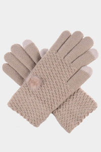 Pom Pointed Smart Touch Gloves