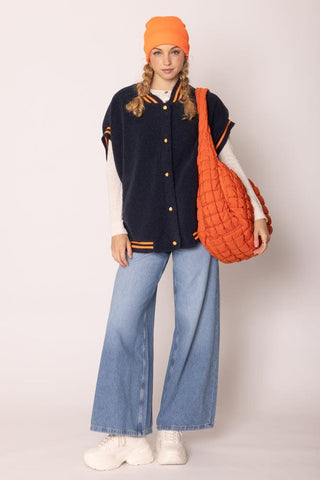 Sherpa Varsity Vest