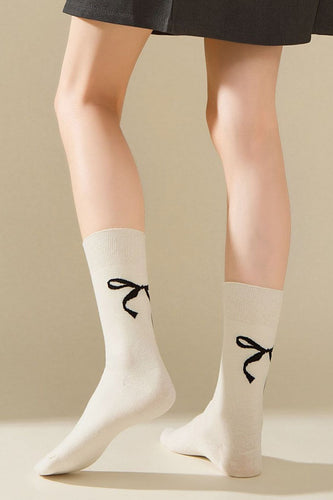 Bow Back Socks