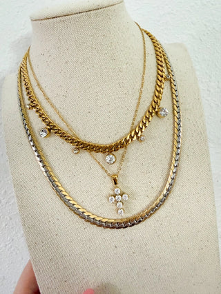 Mini Cross Necklace