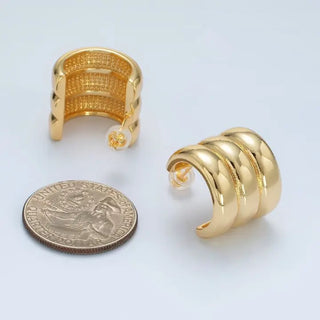 Triple Band Earring
