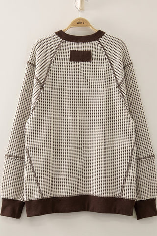 Nellie Pullover- Brown