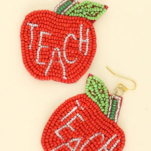 Teach Apple Earrings