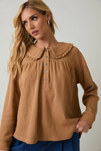 Sandi Waffle Knit Top