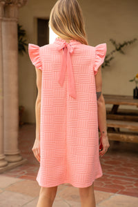 Hallie Tie Textured Knit Dress