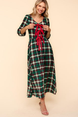Holiday Plaid Dress