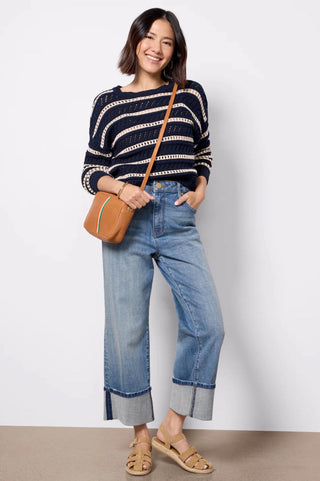 Sienna High Rise Wide Leg Cuff