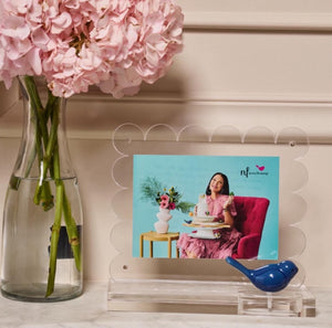Scalloped Acrylic Frame- Nora Fleming