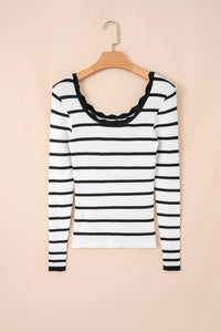 Sully Scalloped Top