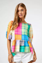 Colorful Grid Top