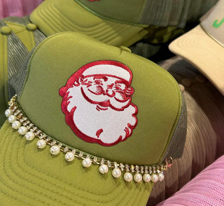 Santa Pearl Trucker Hat