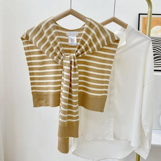 Stripe Faux Cardigan