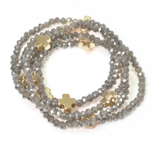 Cross Beaded Bracelet