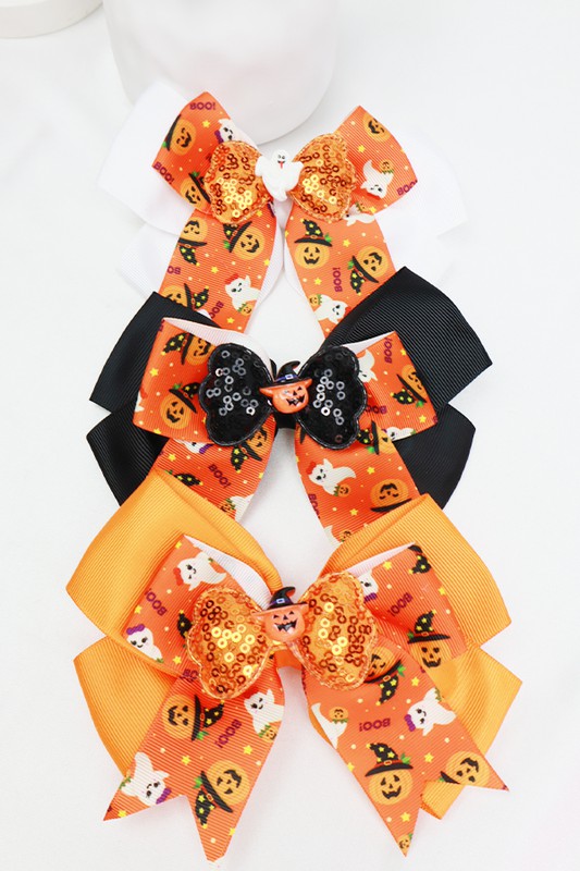 Halloween Hair Bows