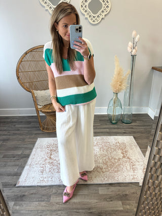 Spumoni Sweater Top