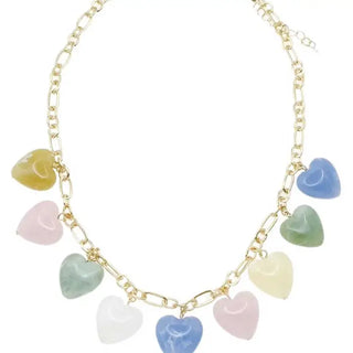 Colorful Hearts Necklace