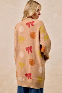 Pumpkins & Bows Cardi