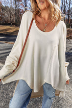 Bria Oversized Waffle Knit