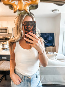 Rib Tank Built in Bra Tank