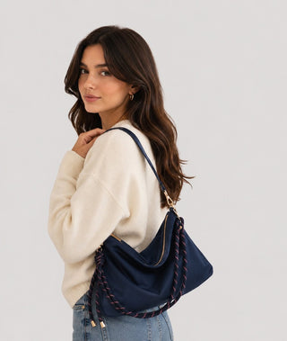 Nikki Nylon Slouchy Shoulder Bag