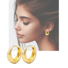 Gold Huggie Earring Bar