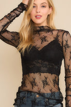 Sheer Lace Top